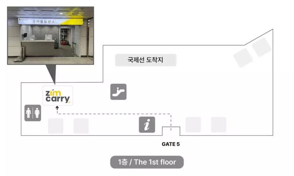 済州空港⇔済州市内 ジム・キャリー（ZIM CARRY）手荷物配送サービス（韓国） [KK_159278]